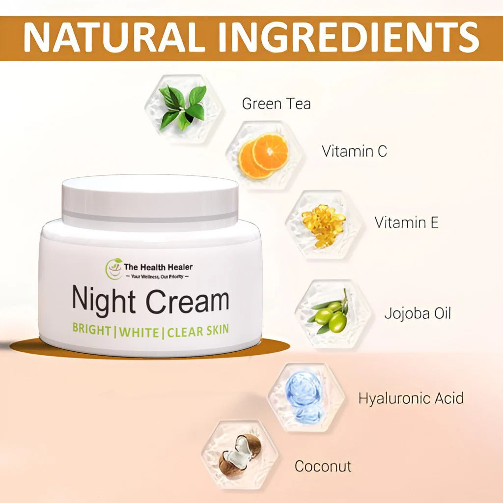 Health Healer Night Cream – Brightening & Anti-Aging Formula