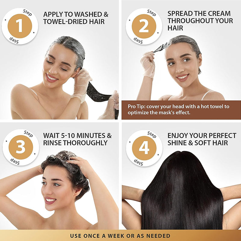 Karseell Collagen Hair Treatment | Hair Mask Essence for Dry Damaged Hair (500ml)