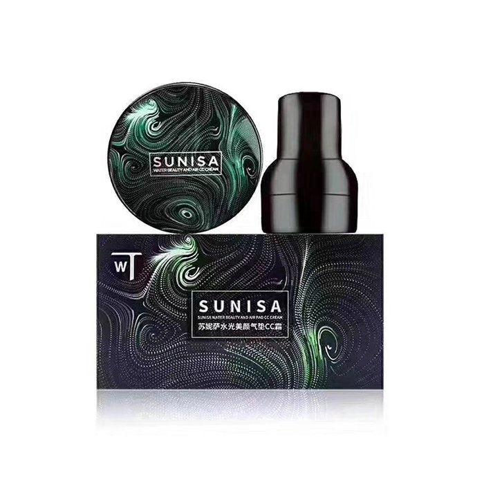 Sunisa 3 In 1 Air Cushion Cc And Bb Waterproof Foundation Cream (For All Skin Types)
