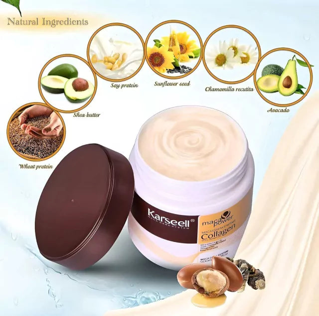 Karseell Collagen Hair Treatment | Hair Mask Essence for Dry Damaged Hair (500ml)