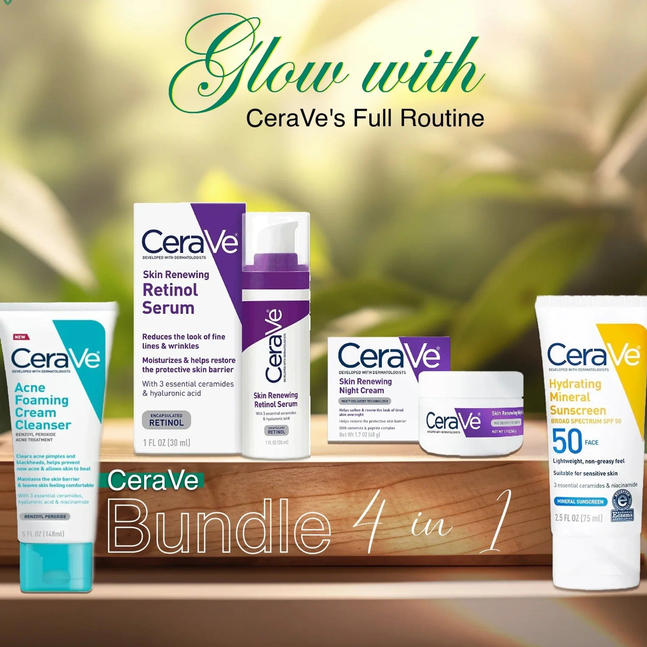 CeraVe 4 in 1 Skincare Bundle Pro Fashion cerave-4-in-1-skincare-bundle-pro-fashion