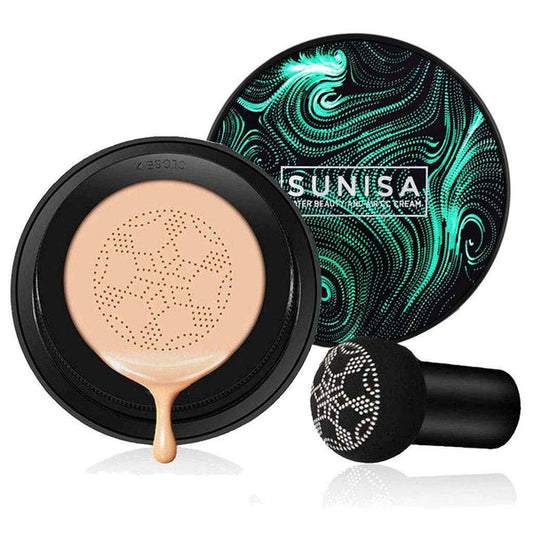 Sunisa 3 In 1 Air Cushion Cc And Bb Waterproof Foundation Cream (For All Skin Types)