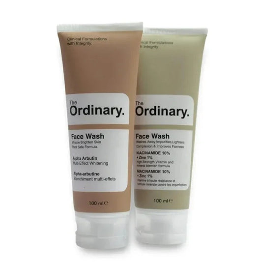 The Ordinary Face Wash Combo β Niacinamide & Alpha Arbutin