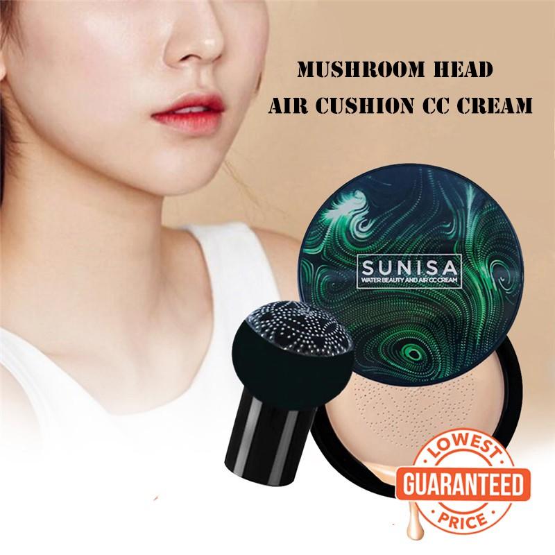 Sunisa 3 In 1 Air Cushion Cc And Bb Waterproof Foundation Cream (For All Skin Types)