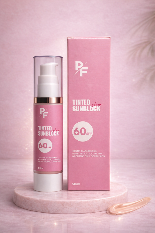 Pro Fashion SPF 60 Tinted Sunblock – UV Protection & Even Skin Tone
