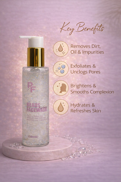 Pro Fashion Beads Brightening Facewash – Deep Clean, Brightening & Oil Control