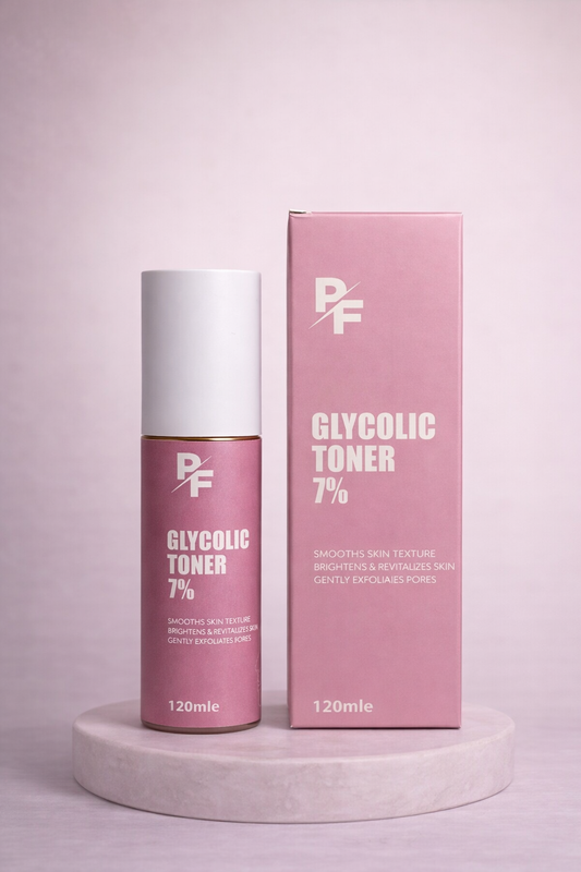 Pro Fashion Glycolic Acid 7% Exfoliating Toner – Dead Skin Removal & Brightening (120ml)