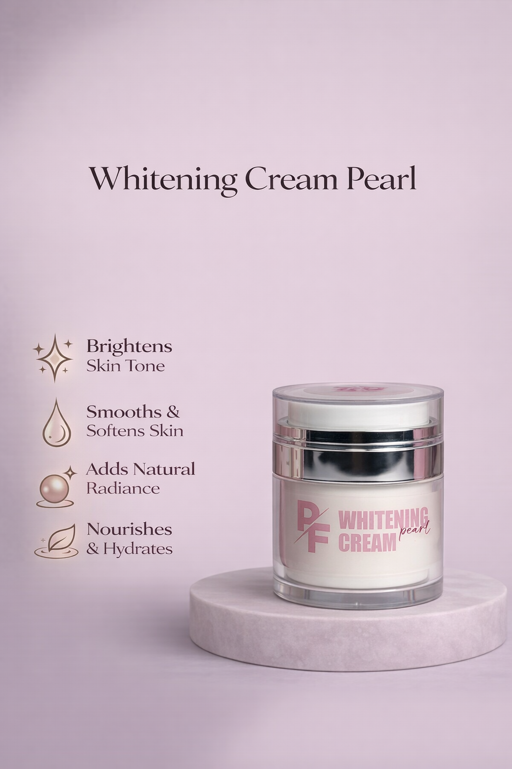 Pro Fashion Whitening Pearl Cream – Instant Glow & Skin Brightening