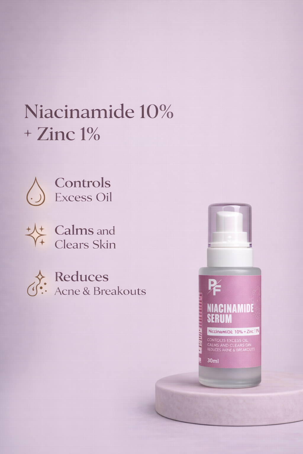 Pro Fashion Niacinamide 10% + Zinc 1% Serum – Anti-Acne & Oil Control (30ml)