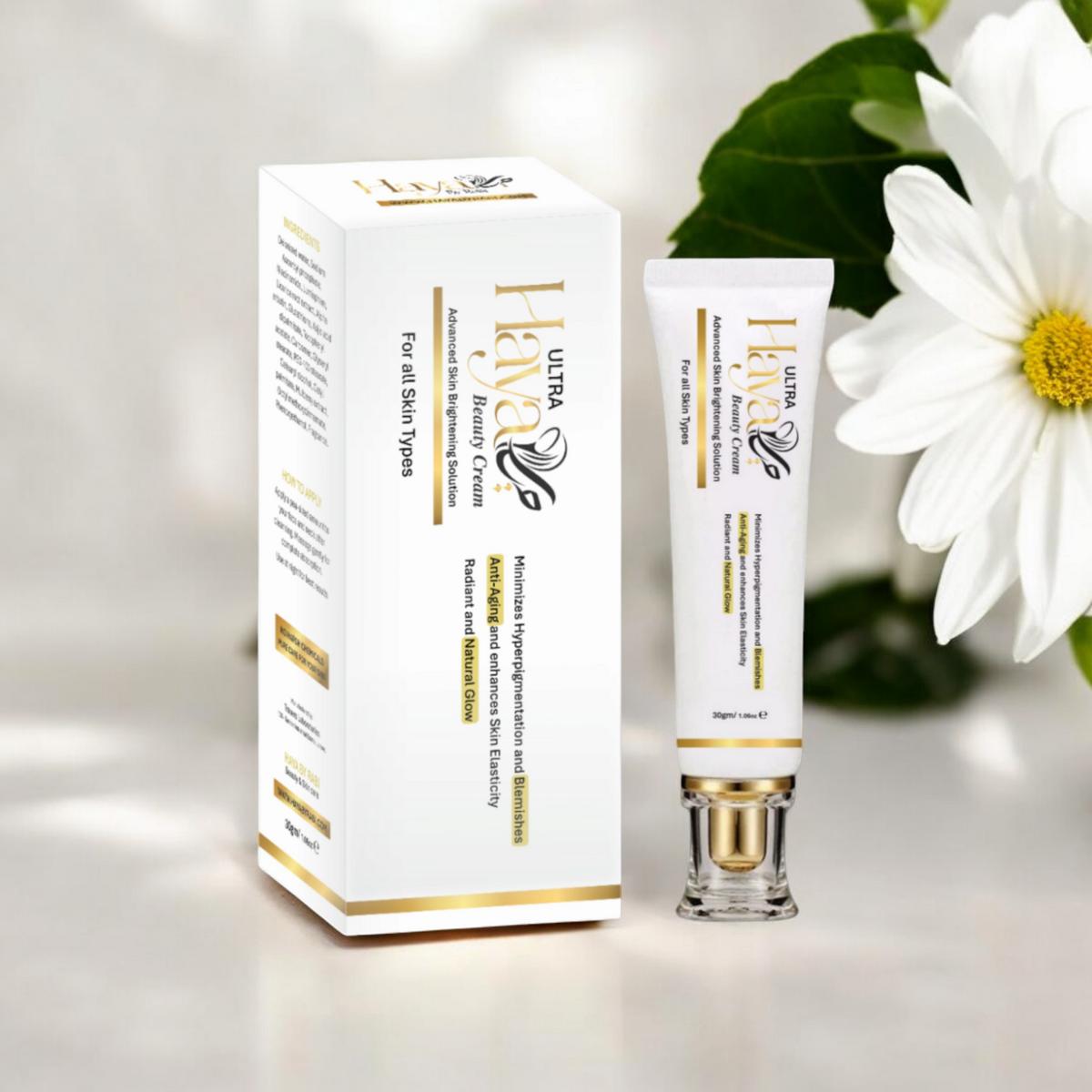 Haya by Rabi Combo – Whitening Cream + Tinted Sunblock